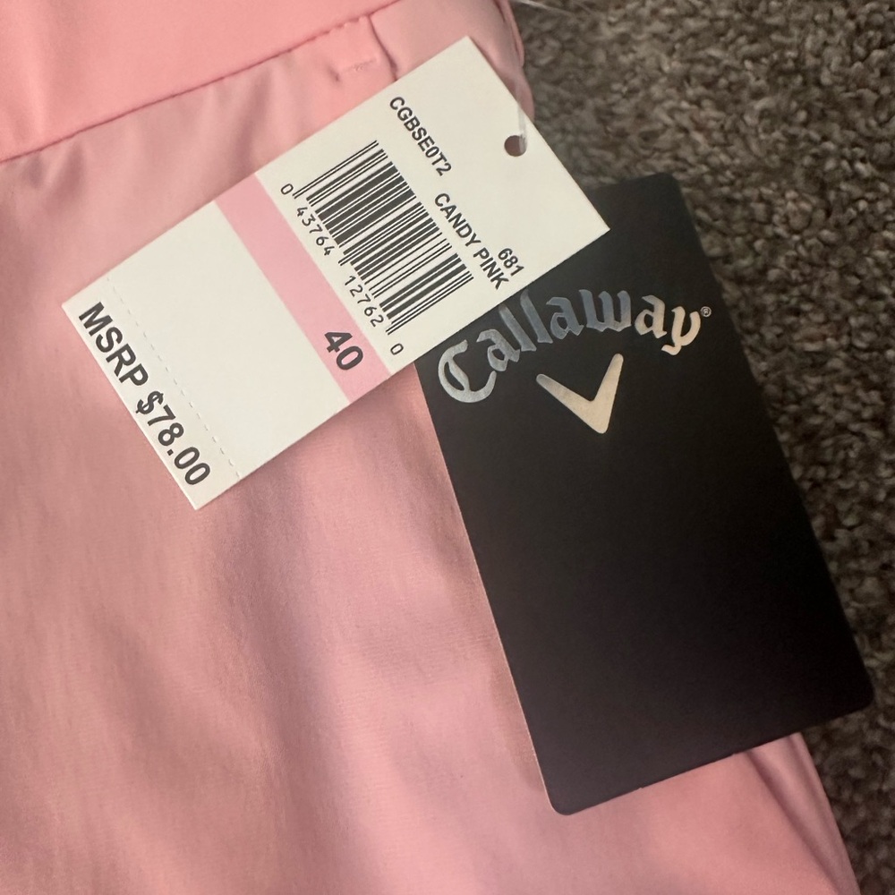 Callaway Candy Pink Athletic Shorts